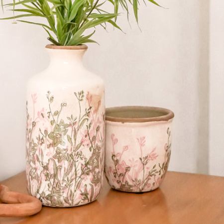 Antique Pot — Little Flower